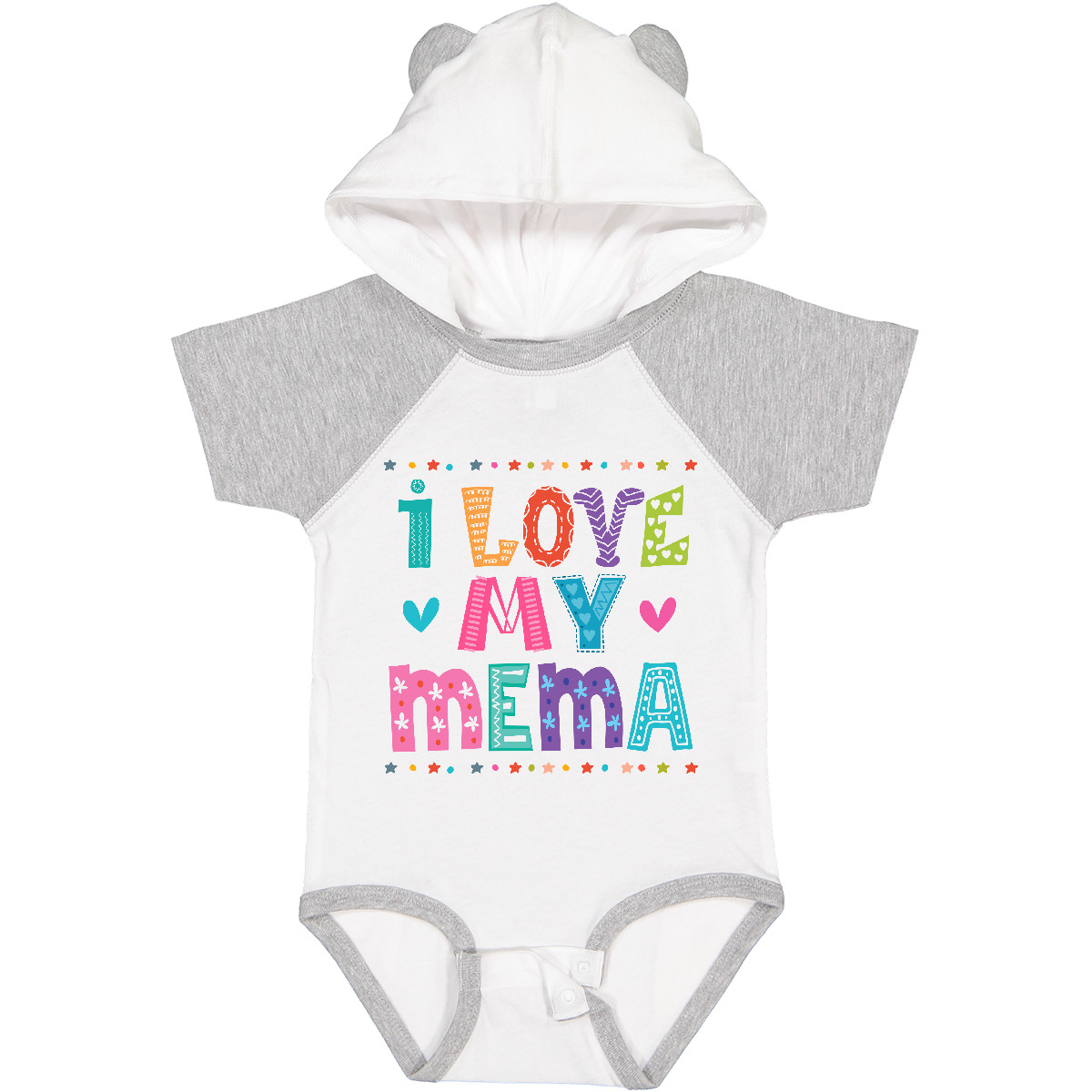 Inktastic I Love My Mema Grandchildren Baby Bodysuit Grandchild One-piece Infant - Picture 8 of 9
