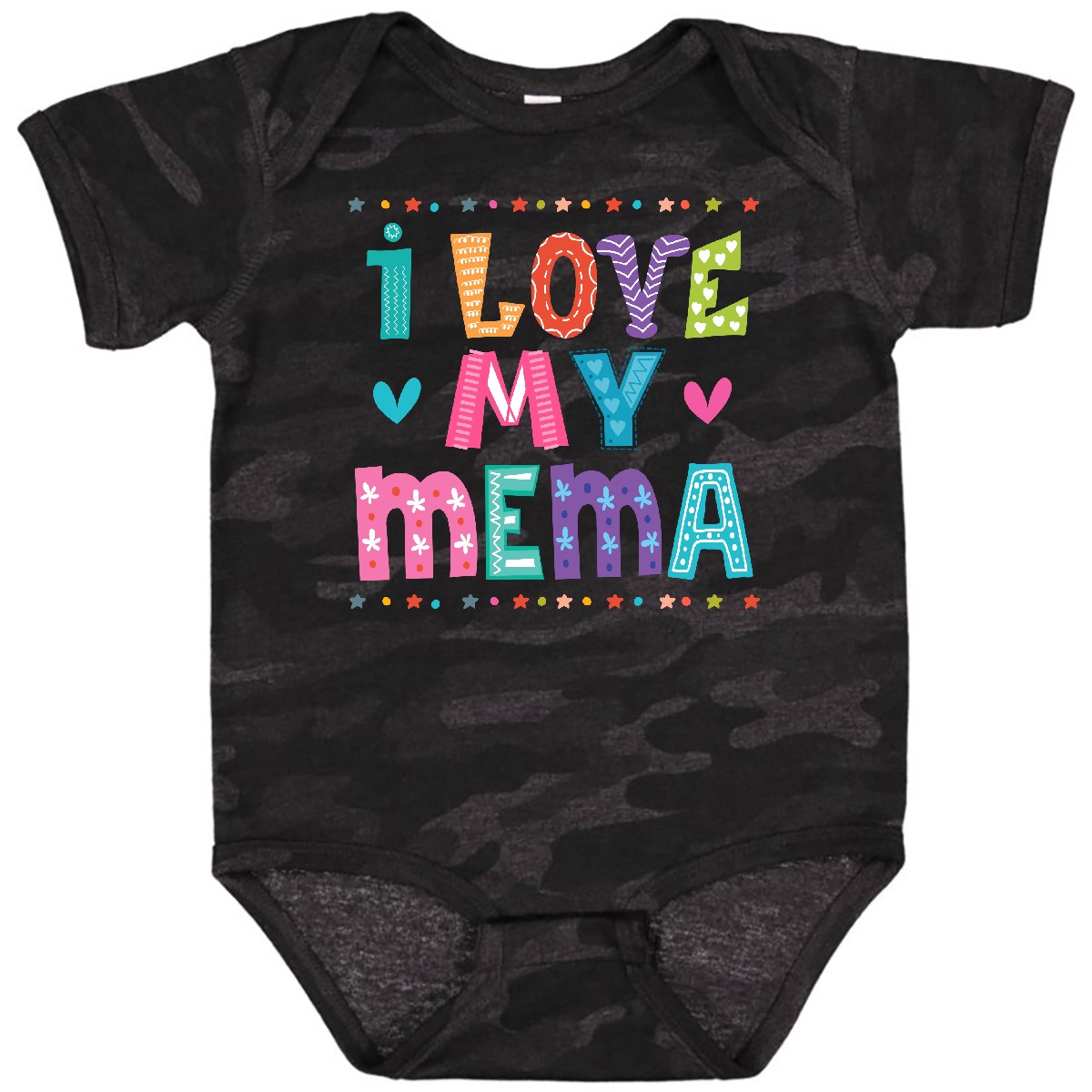 Inktastic I Love My Mema Grandchildren Baby Bodysuit Grandchild One-piece Infant - Picture 6 of 9