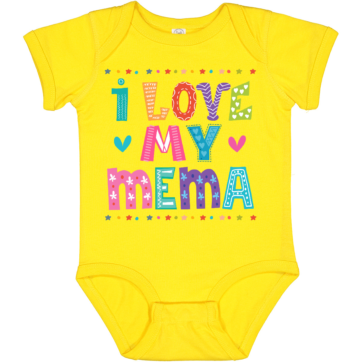 Inktastic I Love My Mema Grandchildren Baby Bodysuit Grandchild One-piece Infant - Picture 9 of 9