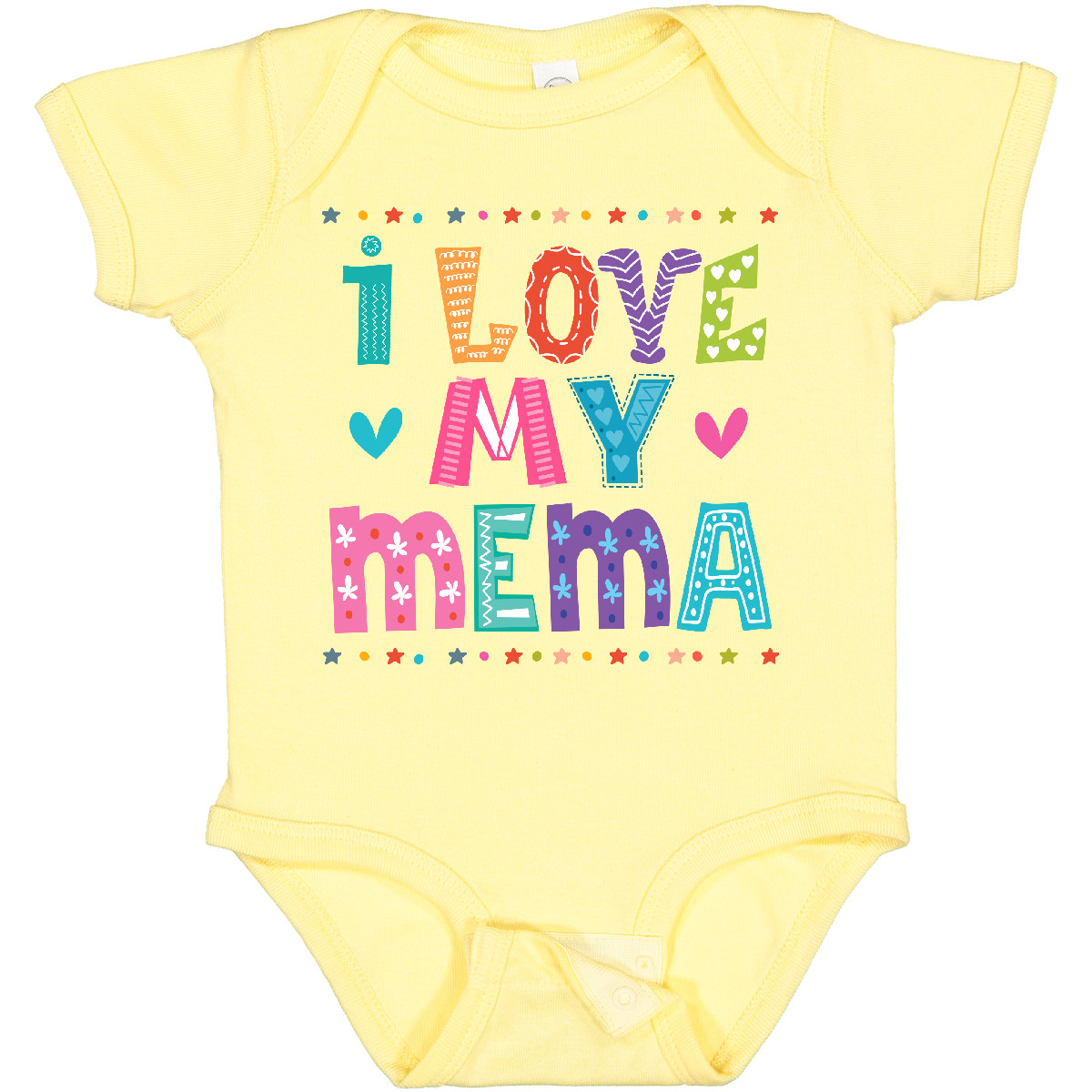 Inktastic I Love My Mema Grandchildren Baby Bodysuit Grandchild One-piece Infant - Picture 2 of 9