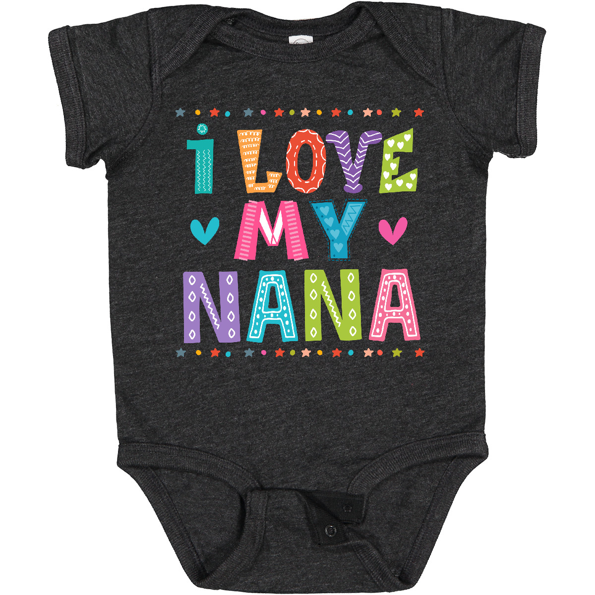 Inktastic I Love My Nana Grandkids Infant Creeper Grandchild Loves Me Girls Hws - Picture 7 of 8