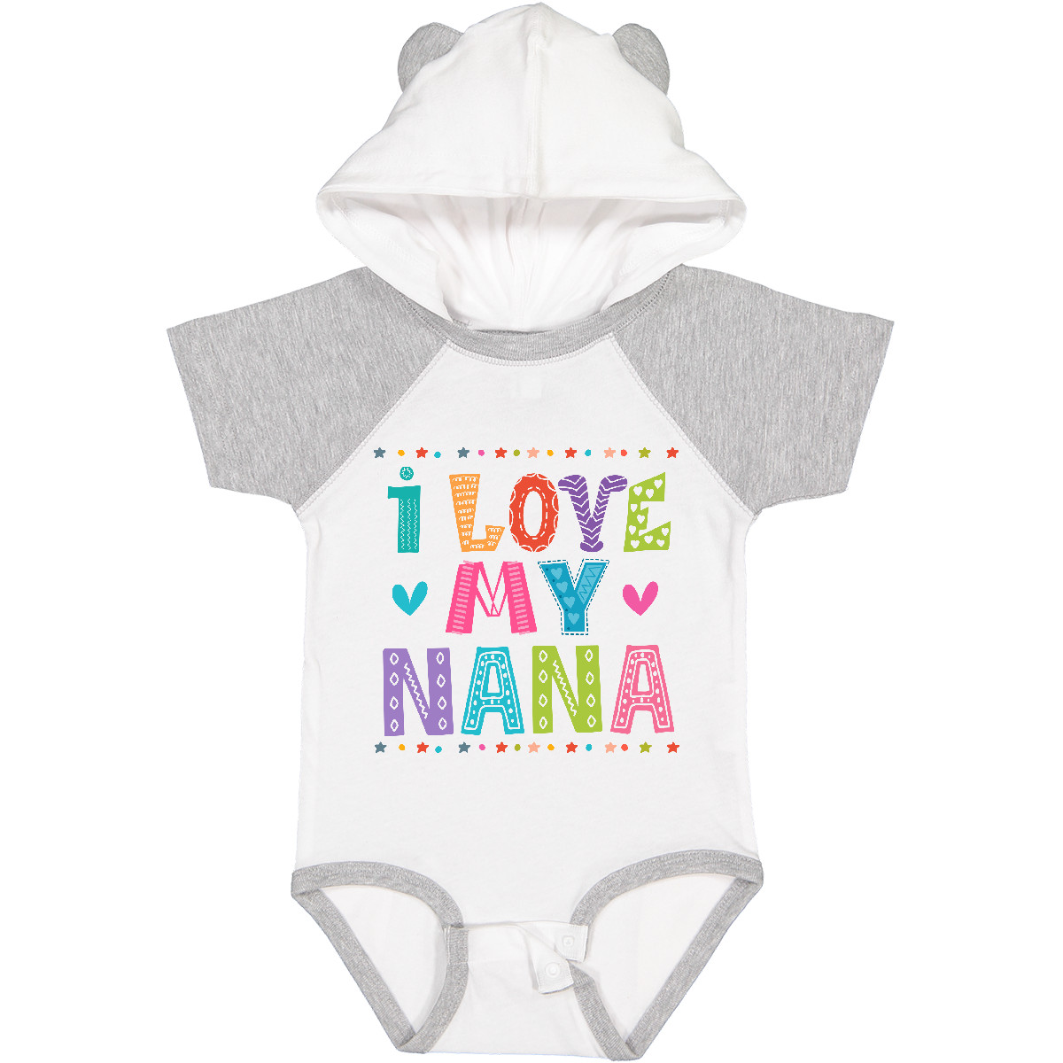 Inktastic I Love My Nana Grandkids Infant Creeper Grandchild Loves Me Girls Hws - Picture 8 of 8