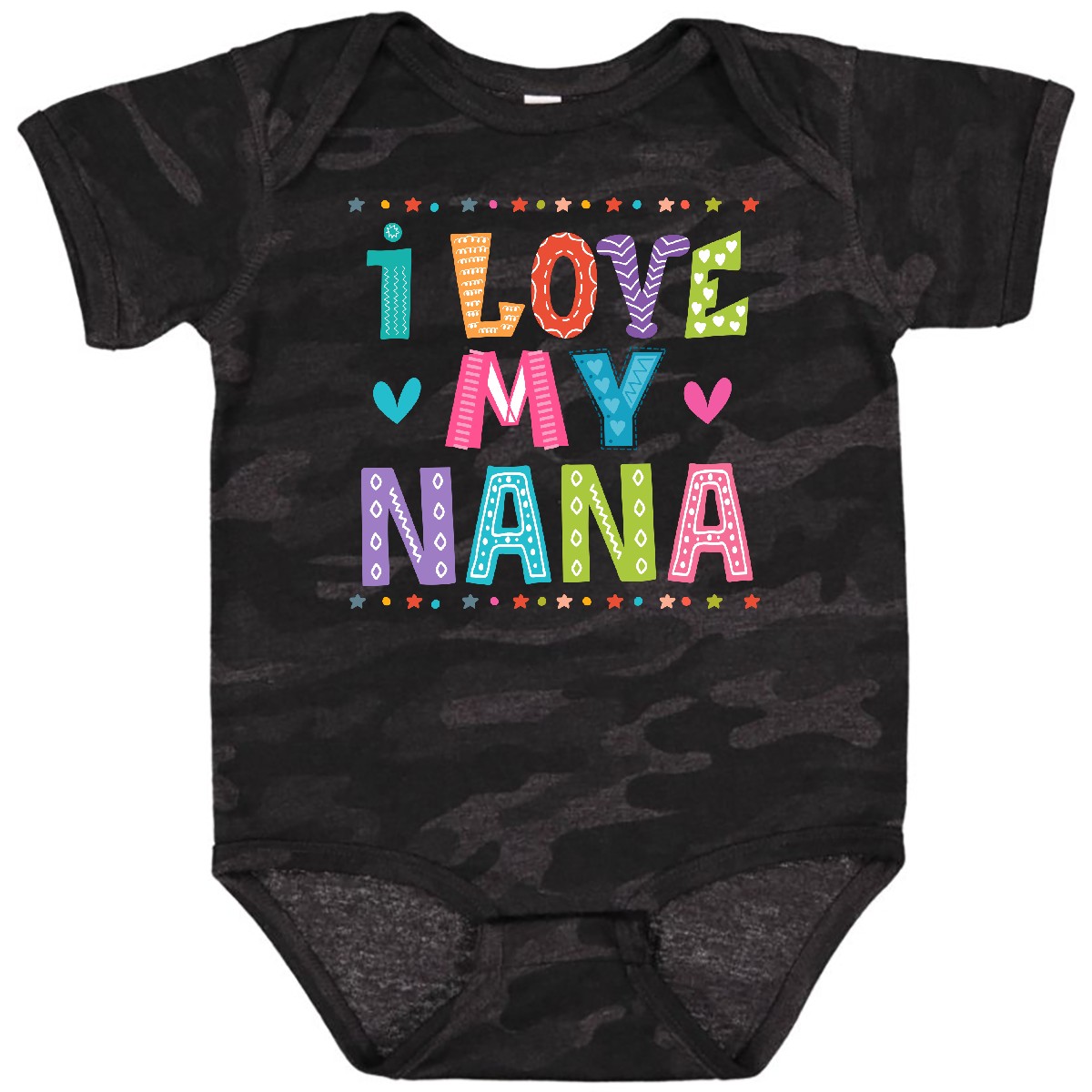 Inktastic I Love My Nana Grandkids Infant Creeper Grandchild Loves Me Girls Hws - Picture 6 of 8