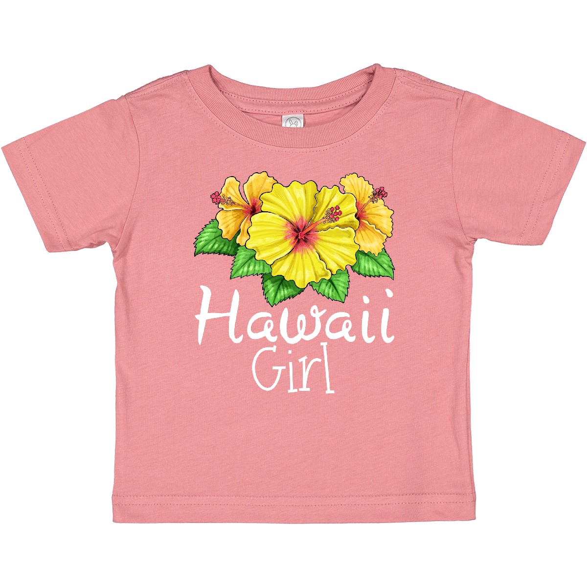 ががが Inktastic Hawaii Girl Hibiscus Flowers Baby T-Shirt State Home