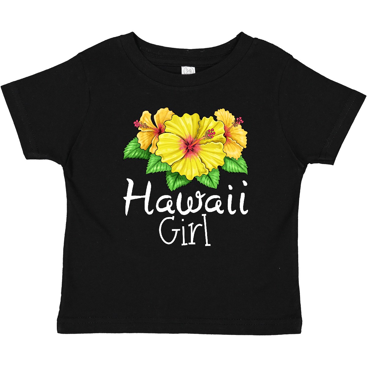 Inktastic Hawaii Girl Hibiscus Flowers Baby T-Shirt State Home