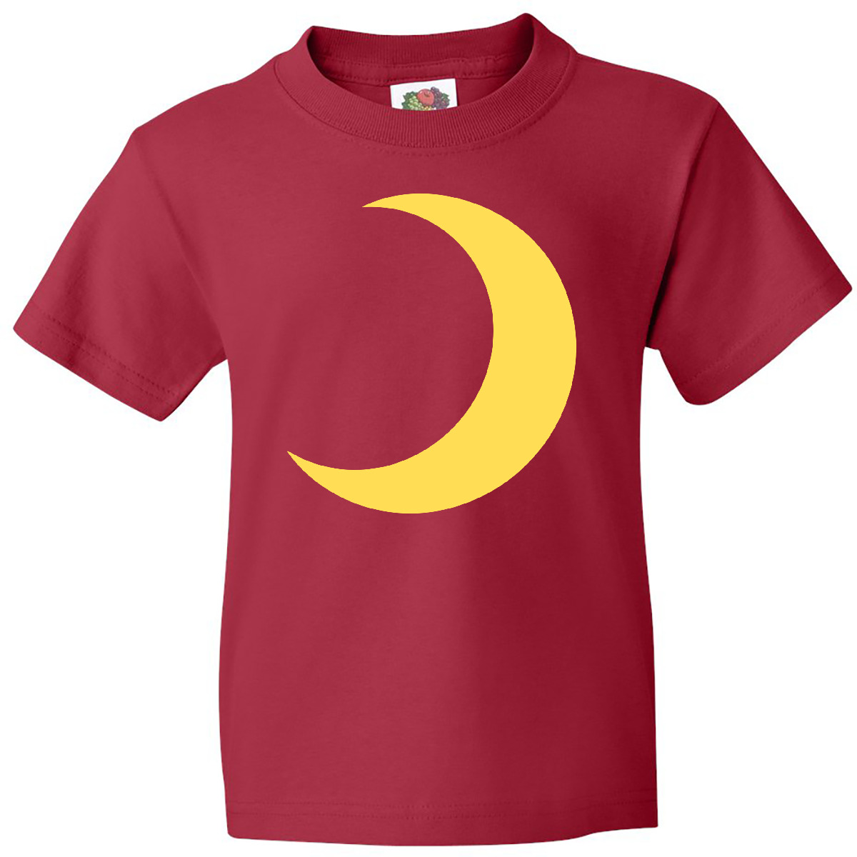 Inktastic Cute Yellow Moon Youth T-Shirt Boodlebug Graphics Stars Starlight Sky - Picture 9 of 11