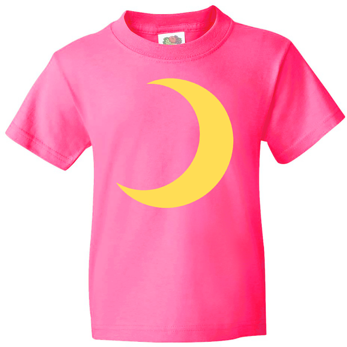 Inktastic Cute Yellow Moon Youth T-Shirt Boodlebug Graphics Stars Starlight Sky - Picture 7 of 11