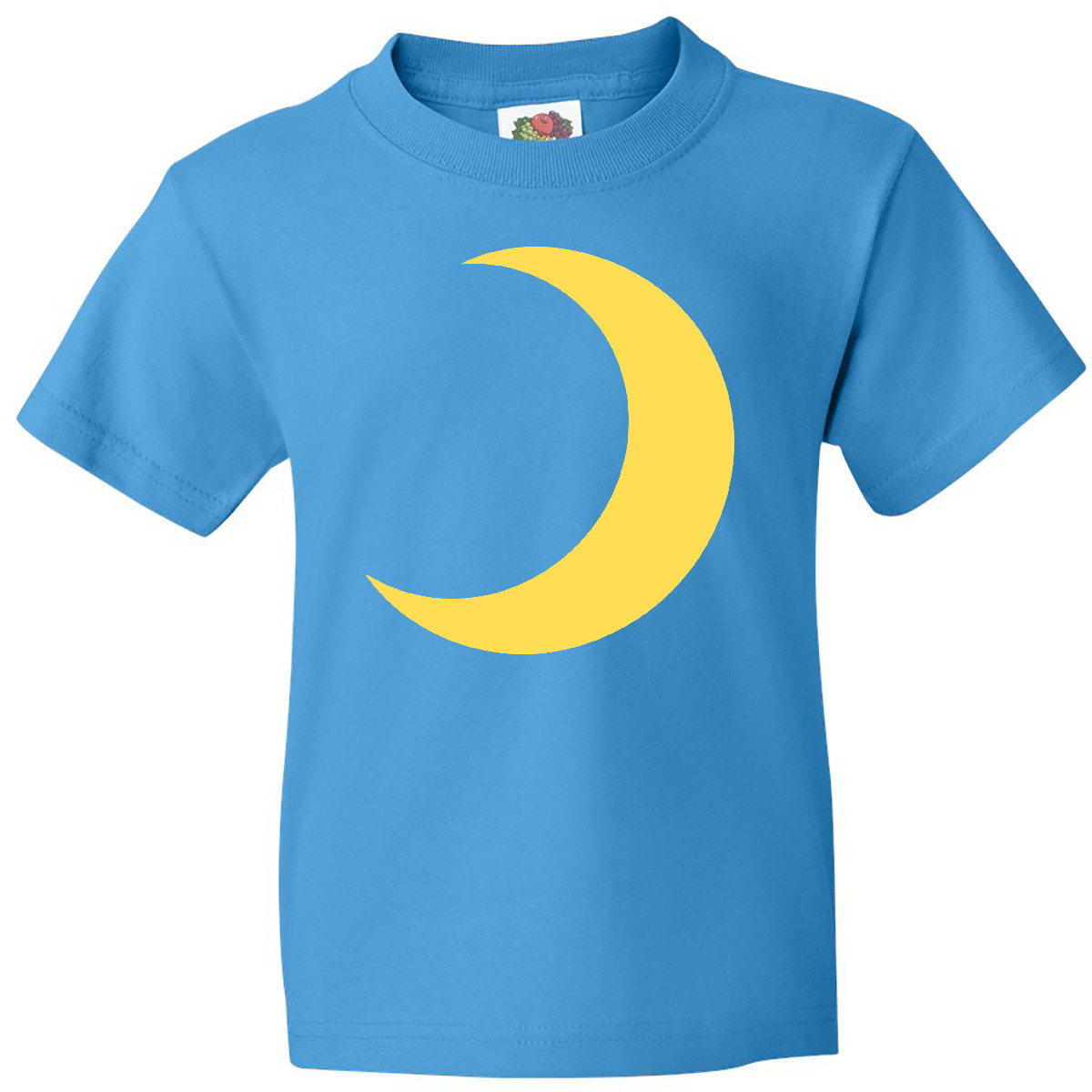 Inktastic Cute Yellow Moon Youth T-Shirt Boodlebug Graphics Stars Starlight Sky - Picture 8 of 11