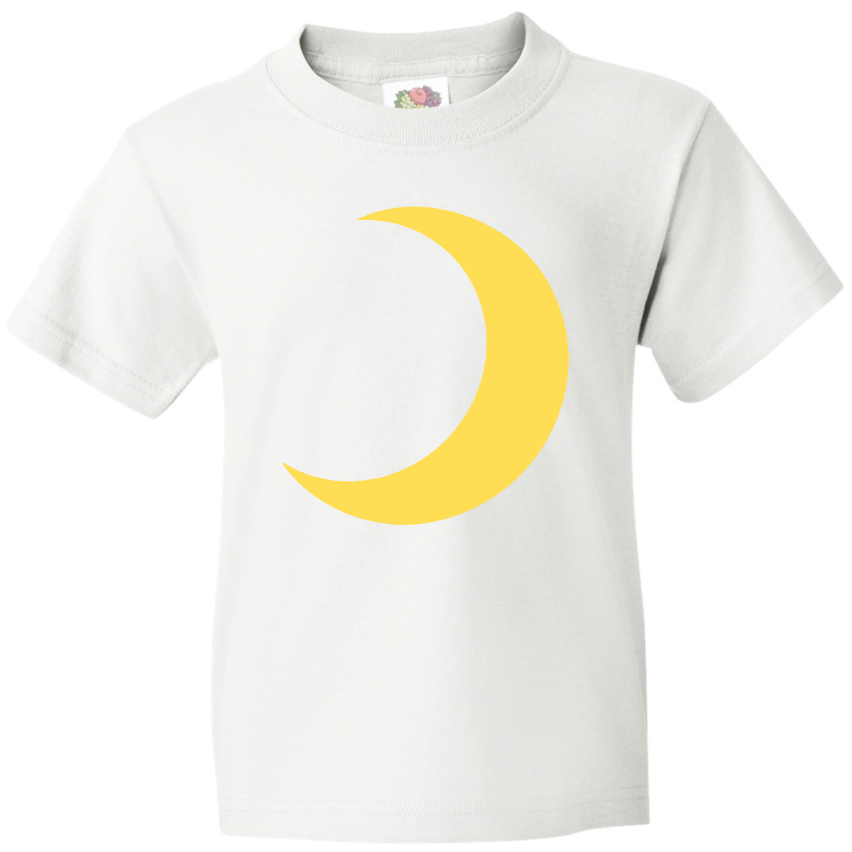 Inktastic Cute Yellow Moon Youth T-Shirt Boodlebug Graphics Stars Starlight Sky - Picture 11 of 11