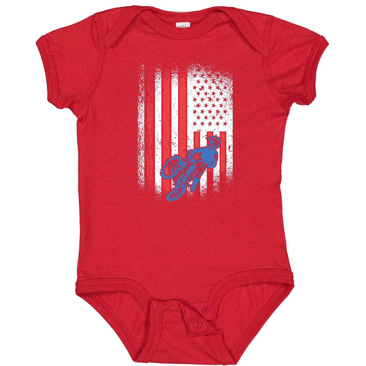 Inktastic BMX Motocross Biking Baby Bodysuit Race Competition Off Road Apparel - Picture 7 of 9