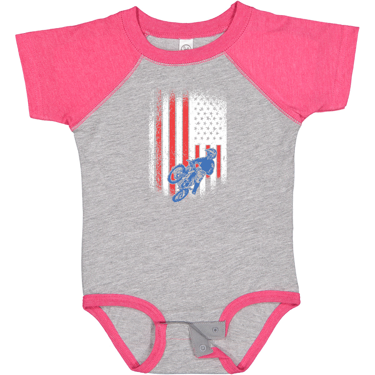 Inktastic BMX Motocross Biking Baby Bodysuit Race Competition Off Road Apparel - Picture 4 of 9