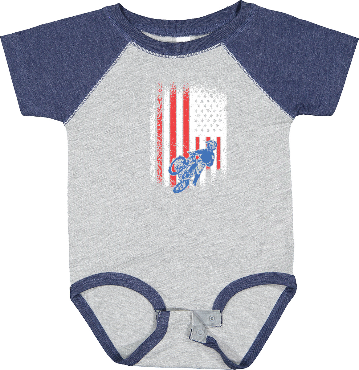 Inktastic BMX Motocross Biking Baby Bodysuit Race Competition Off Road Apparel - Picture 5 of 9