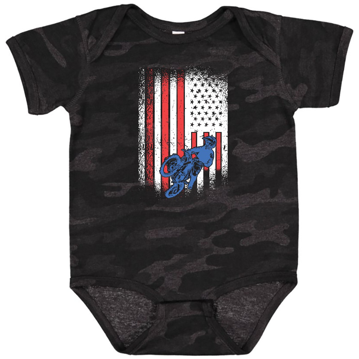 Inktastic BMX Motocross Biking Baby Bodysuit Race Competition Off Road Apparel - Picture 8 of 9