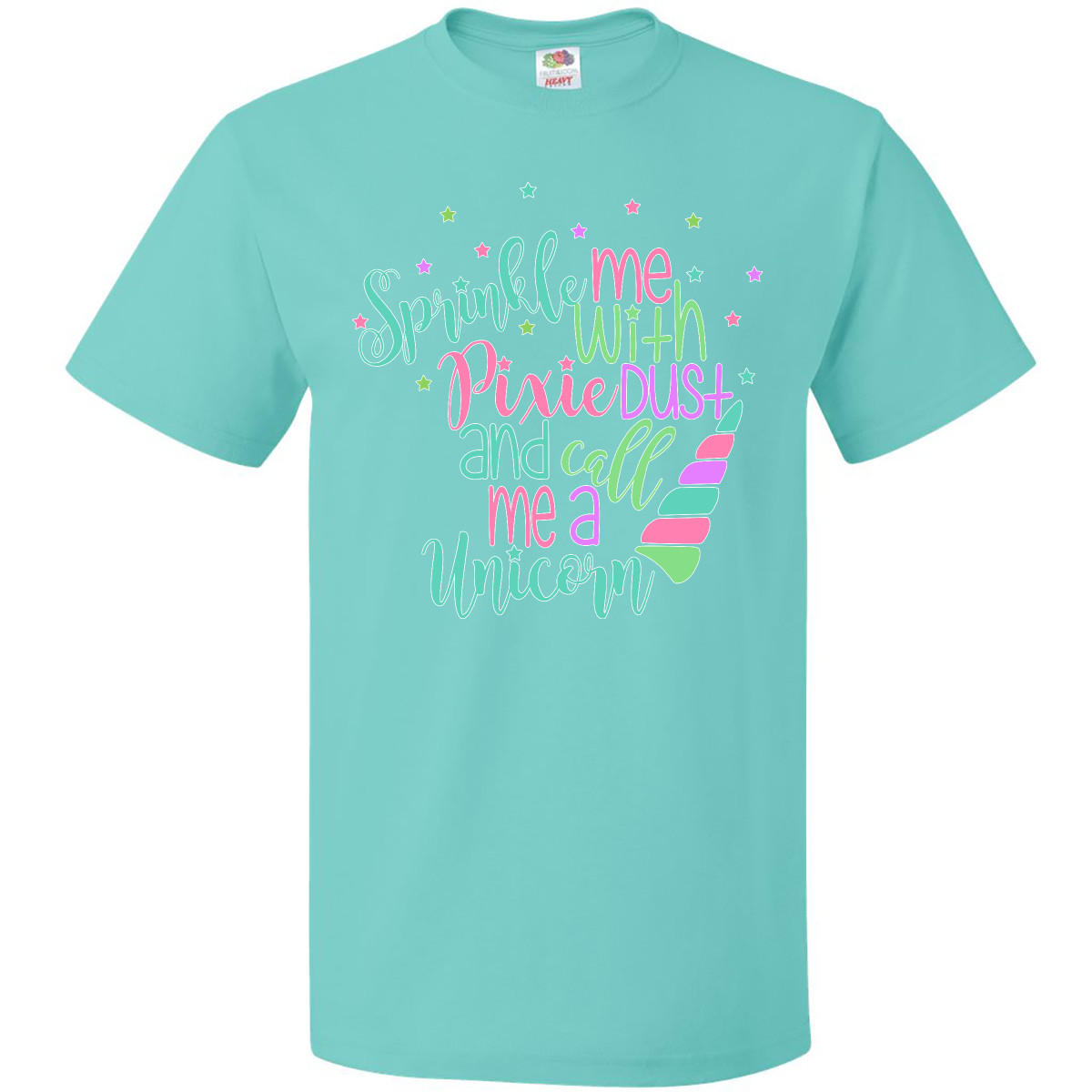 Inktastic Sprinkle Me With Pixie Dust And Call Me A Unicorn Funny T-Shirt Fairy - Afbeelding 8 van 10