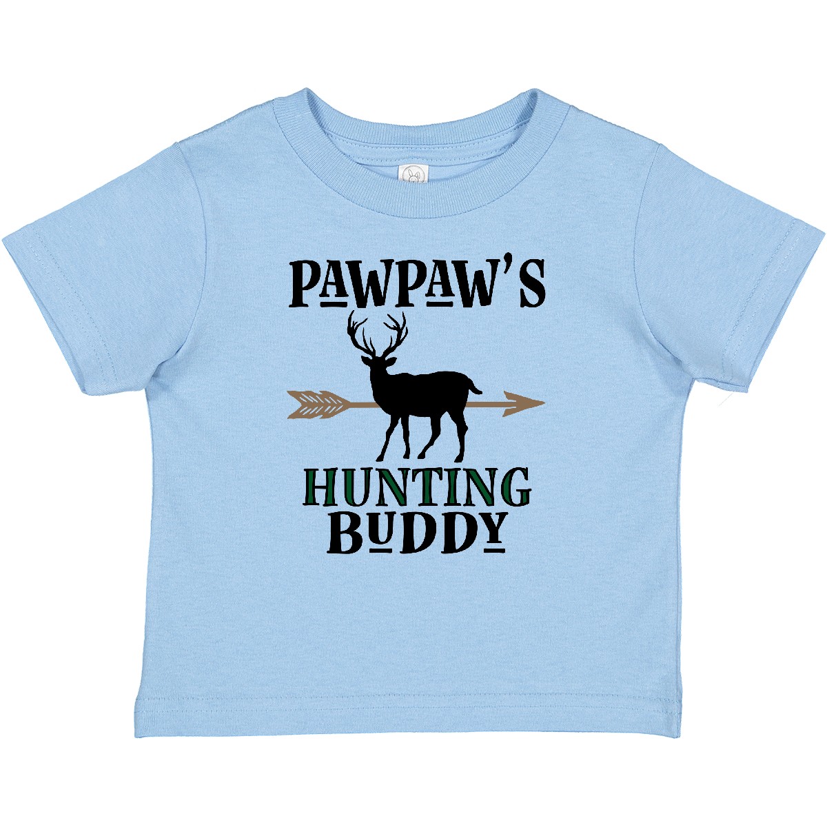 い Inktastic Pawpaw Hunting Buddy Bow Hunter Baby T-Shirt Archery