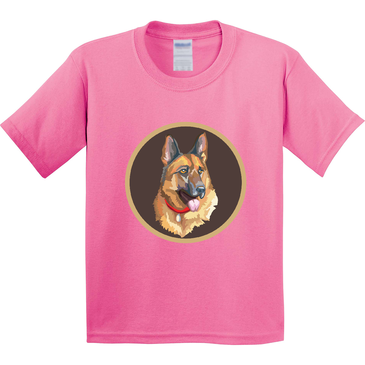 Inktastic German Shepherd Dog Youth T-Shirt K 9 Pets Mom Apparel Clothing Tee - Picture 2 of 11