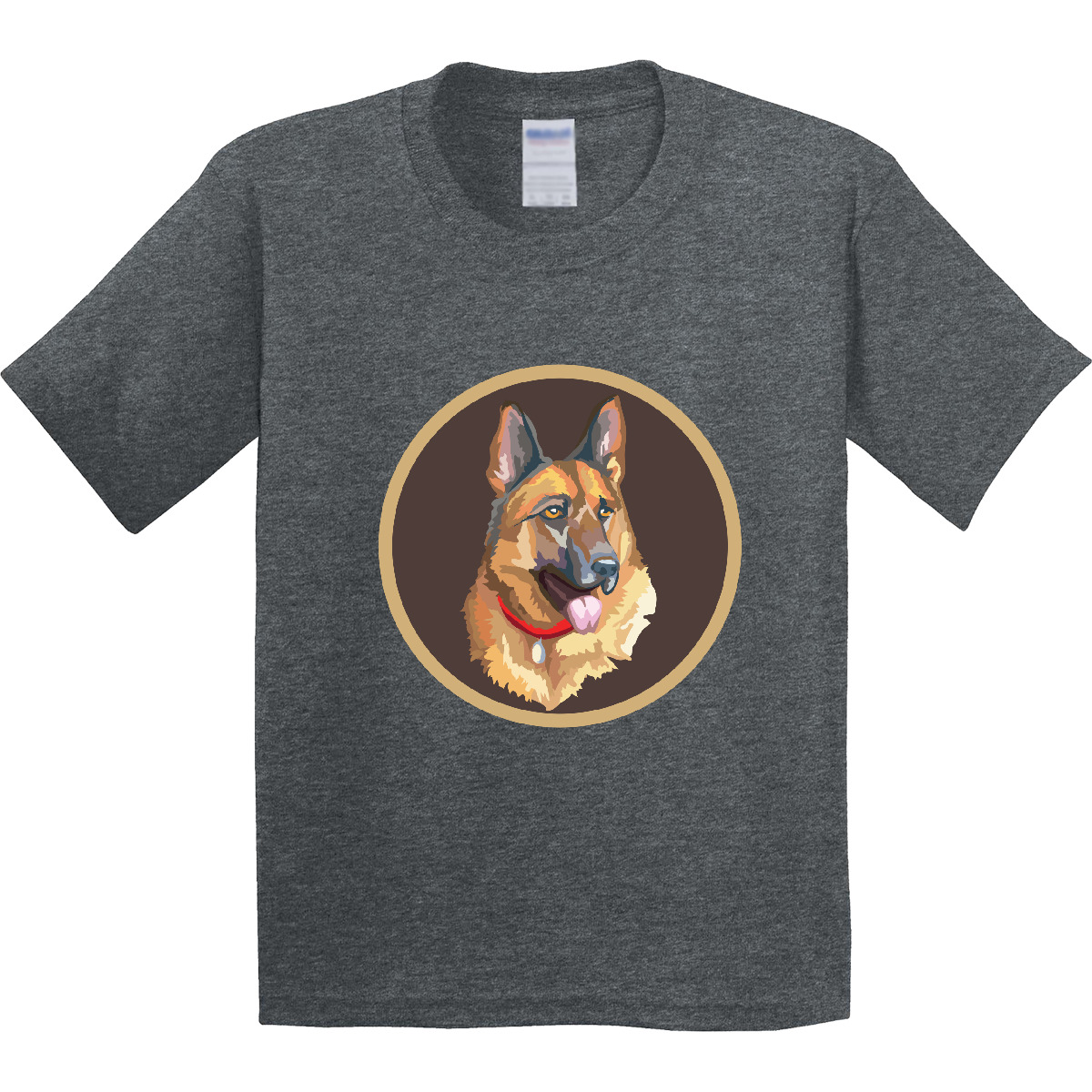 Inktastic German Shepherd Dog Youth T-Shirt K 9 Pets Mom Apparel Clothing Tee - Picture 9 of 11