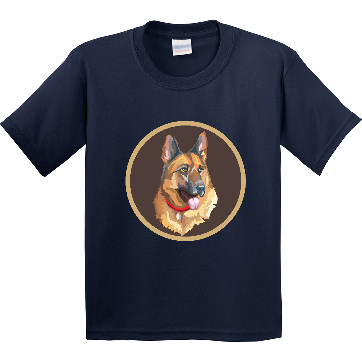Inktastic German Shepherd Dog Youth T-Shirt K 9 Pets Mom Apparel Clothing Tee - Picture 6 of 11