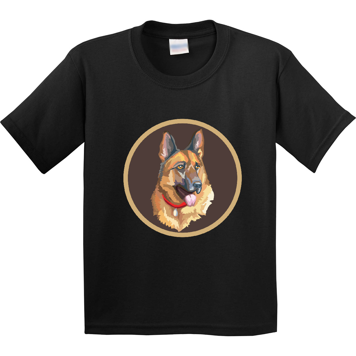 Inktastic German Shepherd Dog Youth T-Shirt K 9 Pets Mom Apparel Clothing Tee - Picture 3 of 11