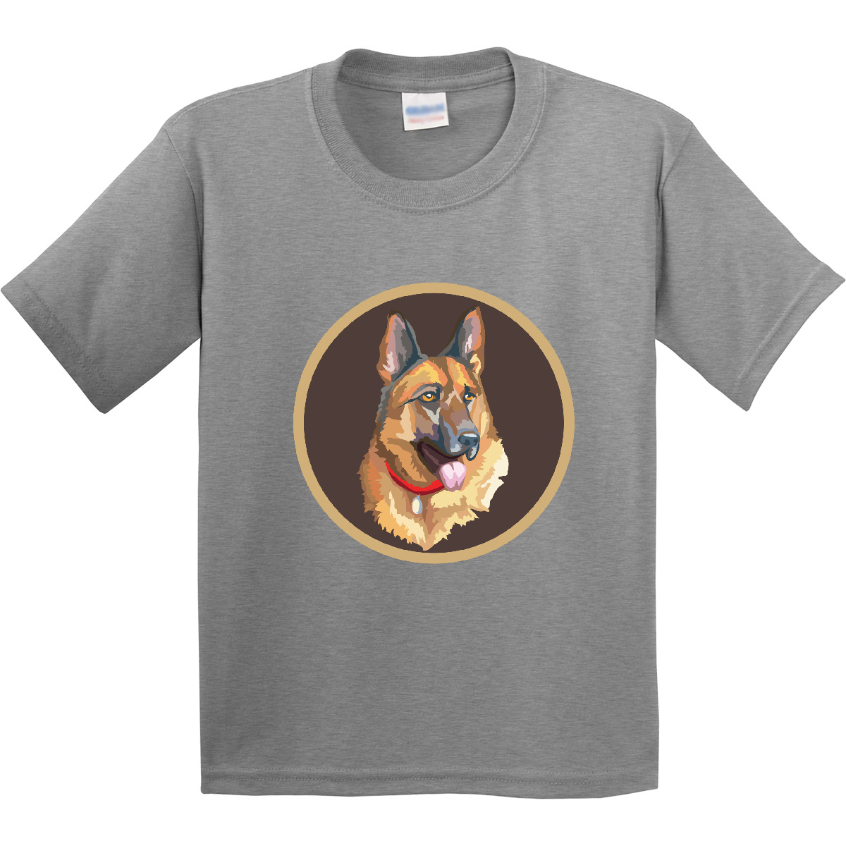 Inktastic German Shepherd Dog Youth T-Shirt K 9 Pets Mom Apparel Clothing Tee - Picture 4 of 11