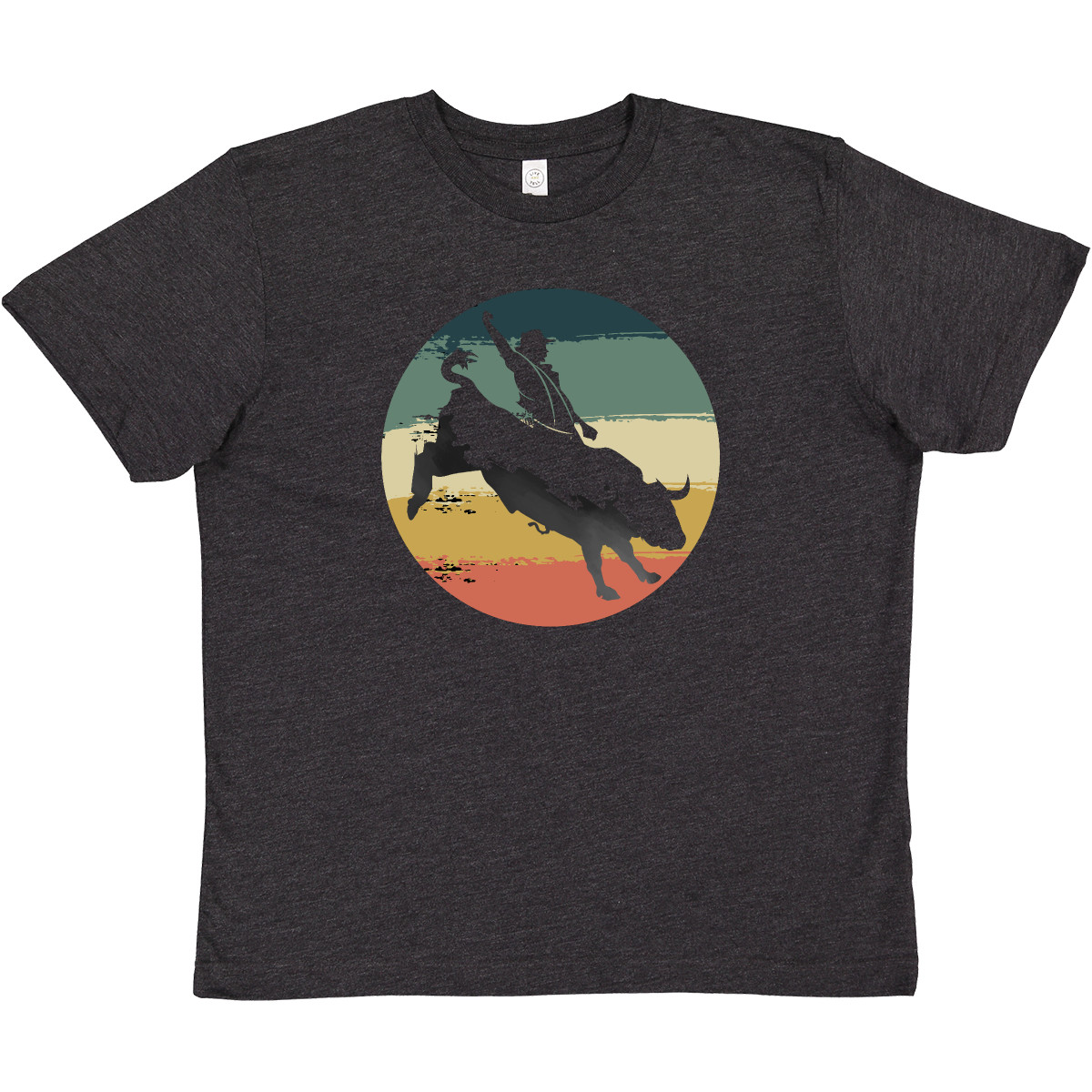 Inktastic Bull Riding Rodeo Rider Youth T-Shirt Competition Apparel Gift Hobbies - Picture 6 of 7