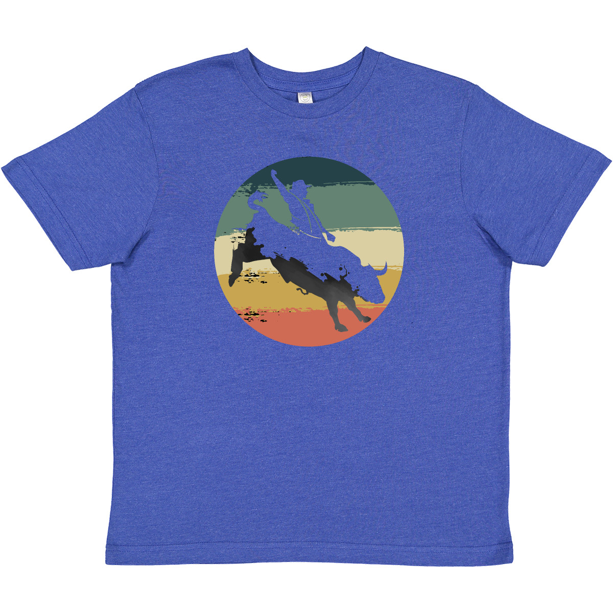 Inktastic Bull Riding Rodeo Rider Youth T-Shirt Competition Apparel Gift Hobbies - Picture 7 of 7