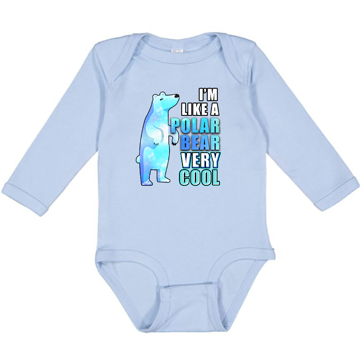 Inktastic Funny Polar Bear Outfit Long Sleeve Creeper Animals Childs