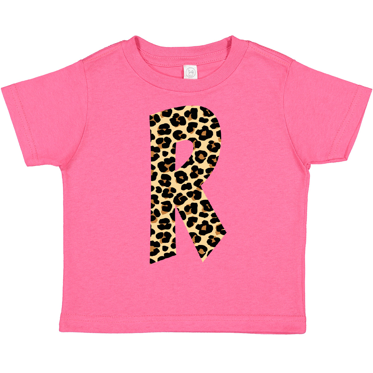 T-Shirt Inktastic Leopardenmuster Buchstabe R Kleinkind Boodlebug Grafik Buchstaben Zoo - Bild 3 von 8