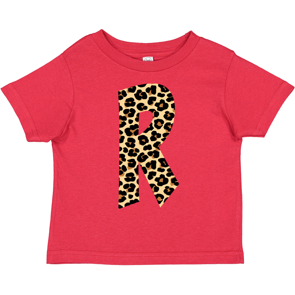 T-Shirt Inktastic Leopardenmuster Buchstabe R Kleinkind Boodlebug Grafik Buchstaben Zoo - Bild 7 von 8