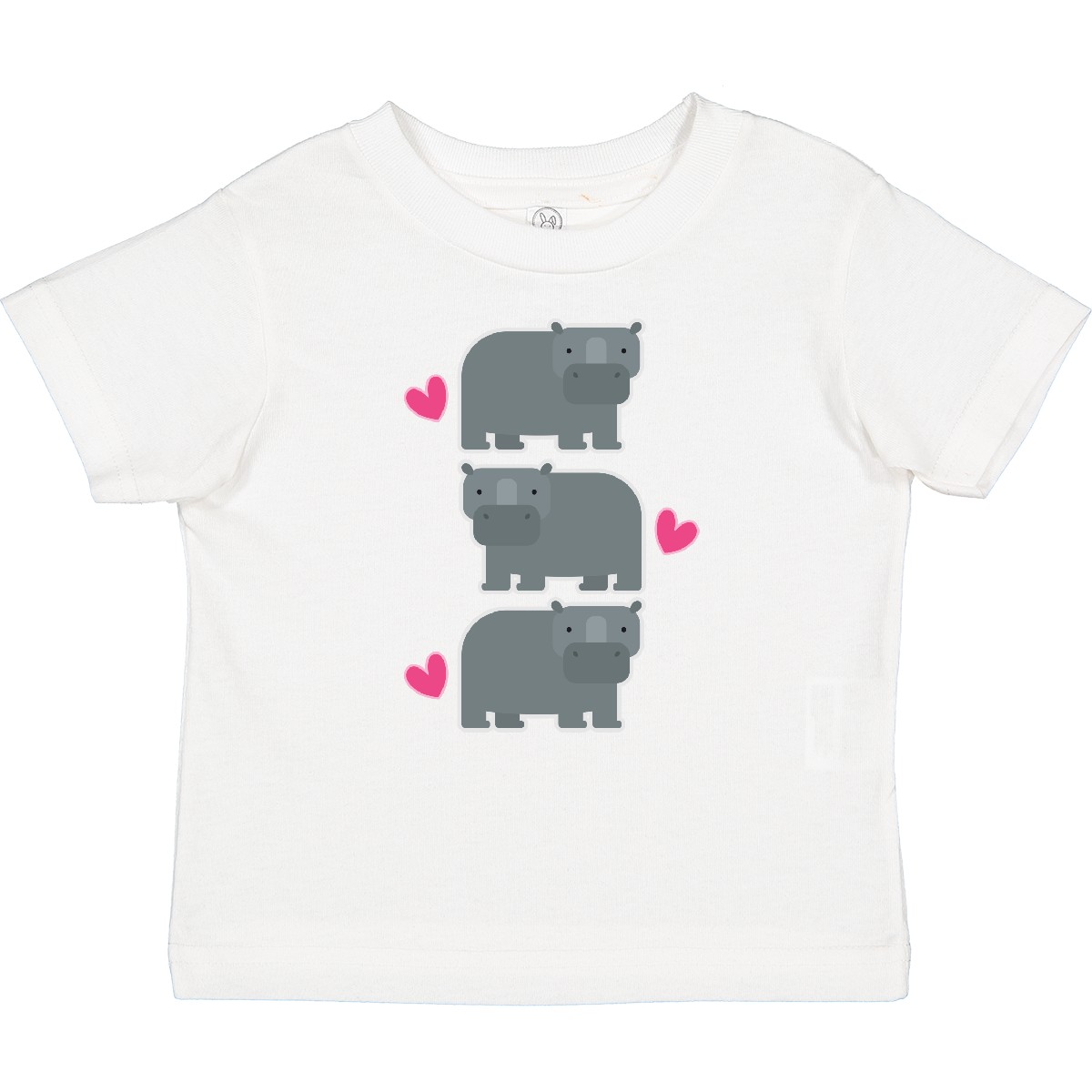 Inktastic Hippo Cute Hippotamus Animals Baby T-Shirt Jungle Zoo Africa Clothes - Picture 9 of 9