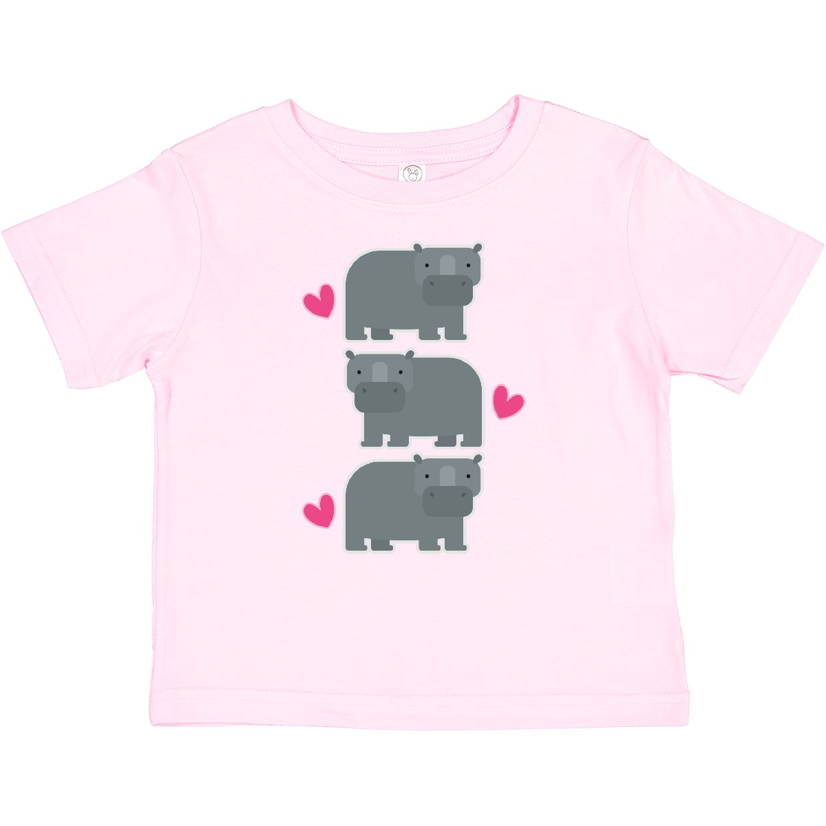 Inktastic Hippo Cute Hippotamus Animals Baby T-Shirt Jungle Zoo Africa Clothes - Picture 7 of 9