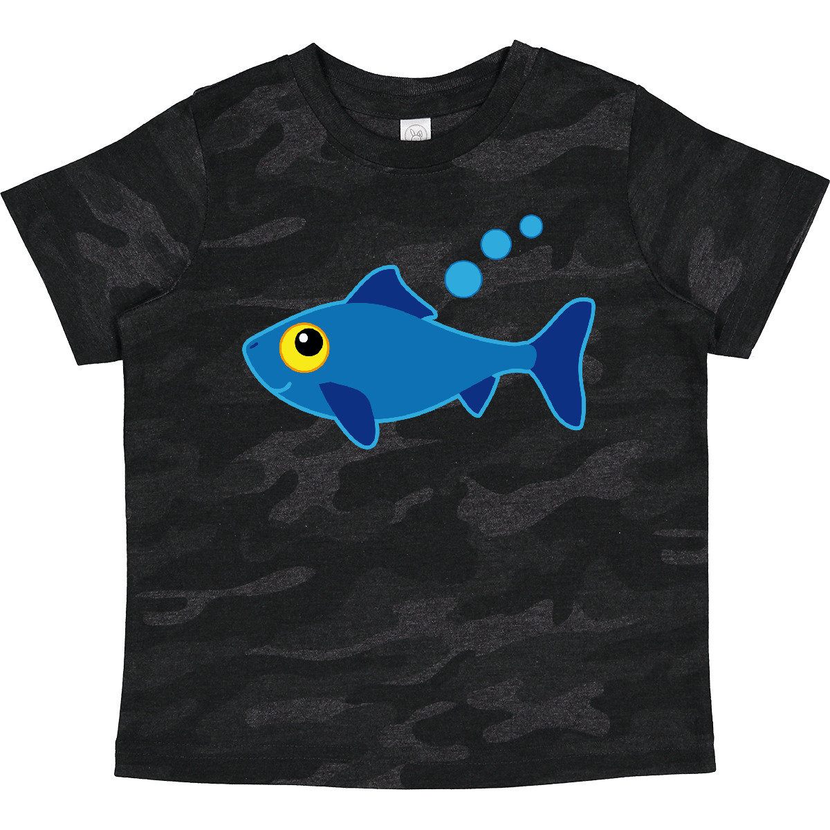 Inktastic Fishing Blue Fish Toddler T-Shirt Cute Animals Hobbies Pets Child Kid - Picture 7 of 9