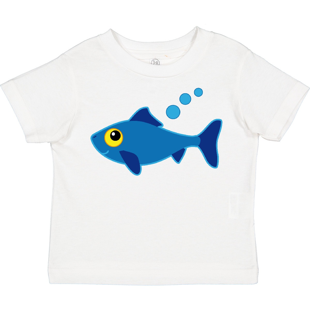 Inktastic Fishing Blue Fish Toddler T-Shirt Cute Animals Hobbies Pets Child Kid - Picture 9 of 9