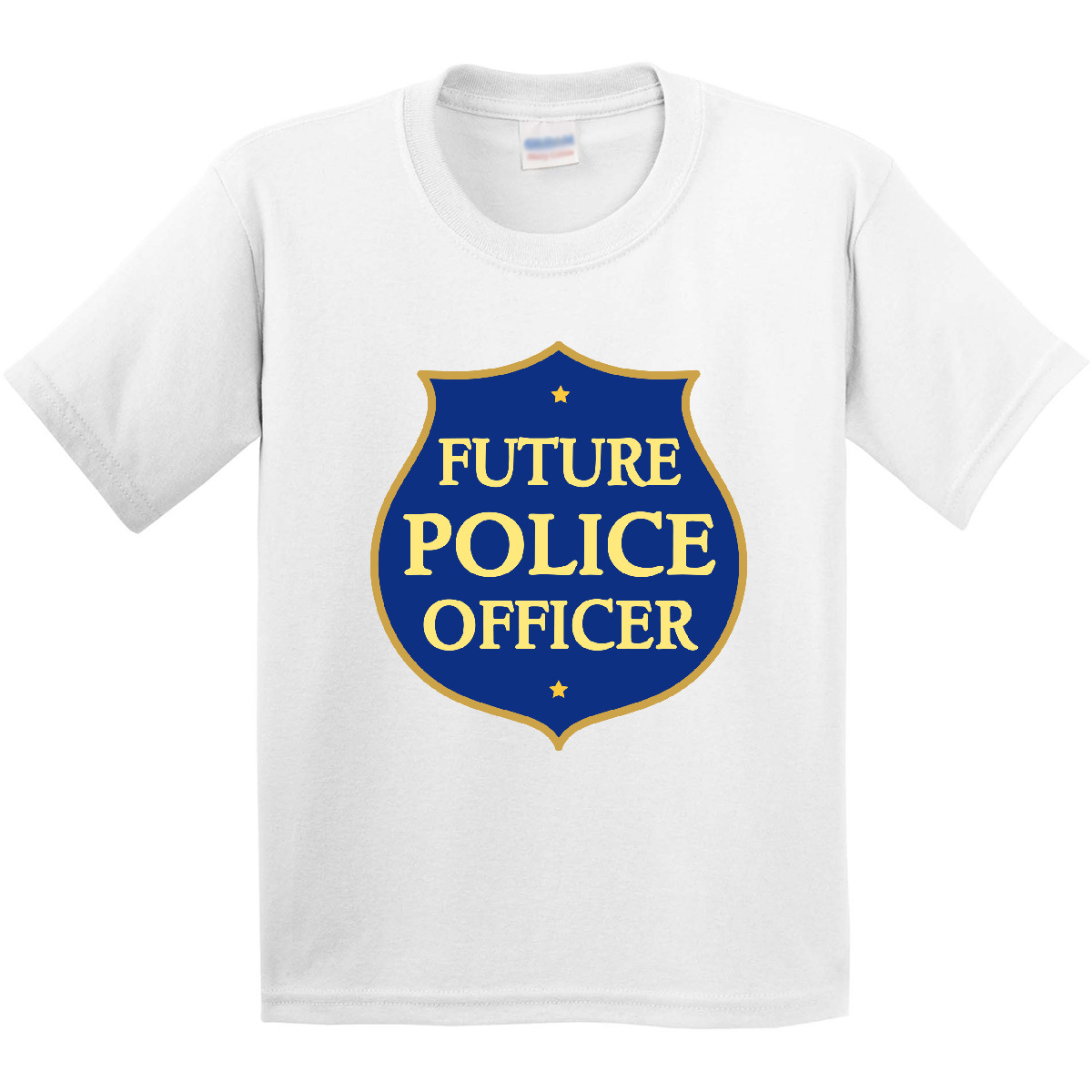 Inktastic Cute Future Police Officer Youth T-Shirt Policeman Occupation Law Kids - Picture 6 of 6