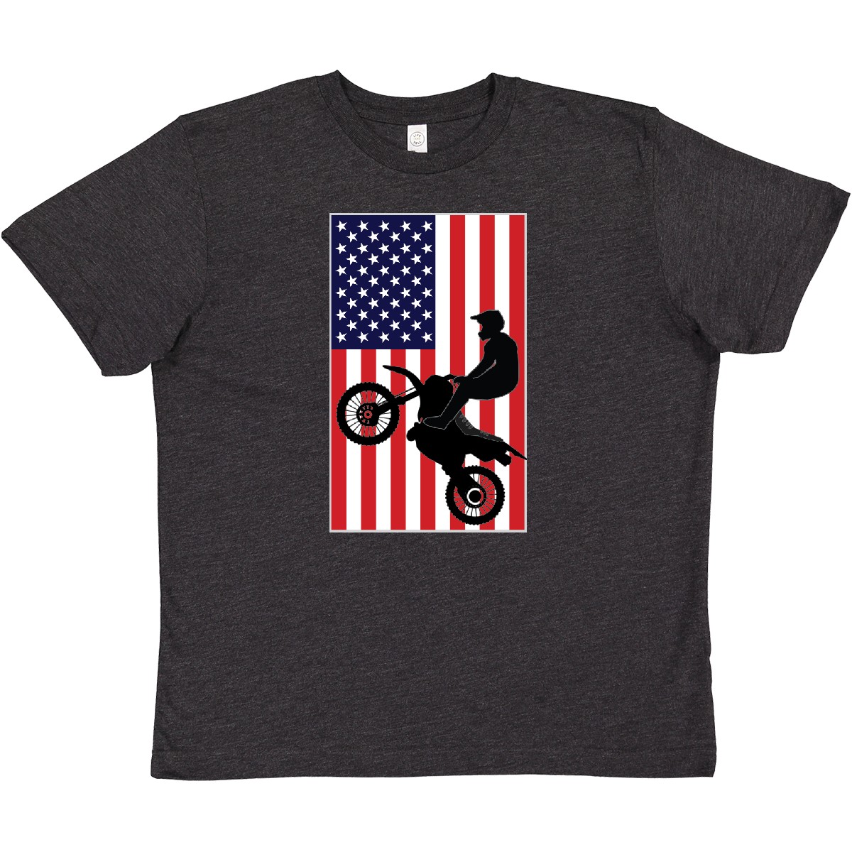 Inktastic Motocross BMX Sport Team Youth T-Shirt Motorized Bike America Future - Picture 5 of 7
