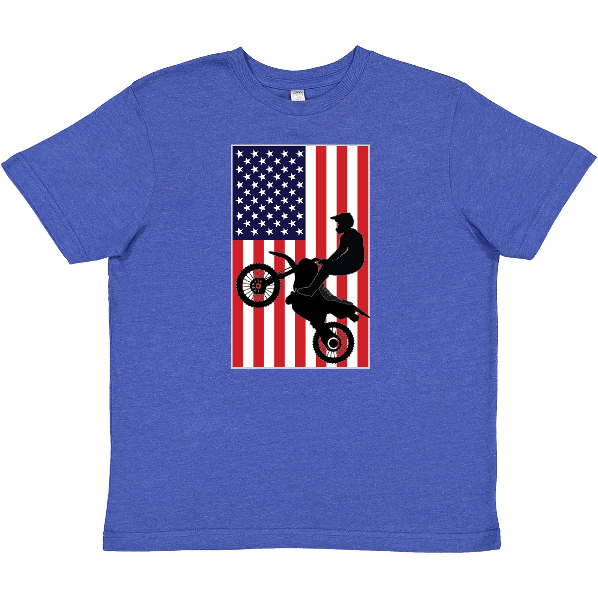 Inktastic Motocross BMX Sport Team Youth T-Shirt Motorized Bike America Future - Picture 6 of 7