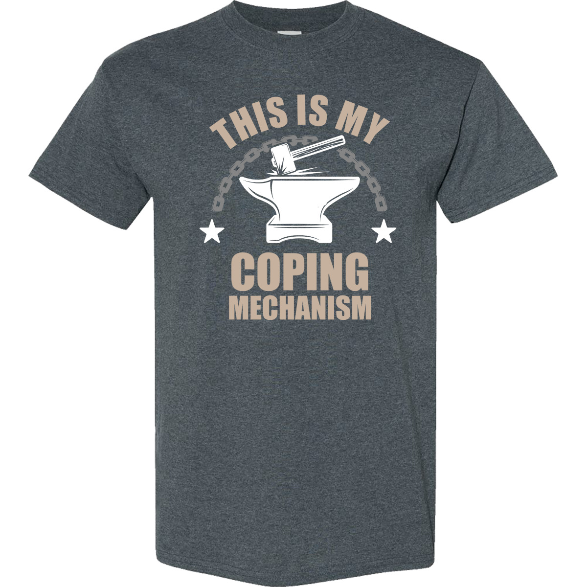 Inktastic Funny Blacksmith Gifts T-Shirt Joke Hammer Occupation Mens Adult Tees