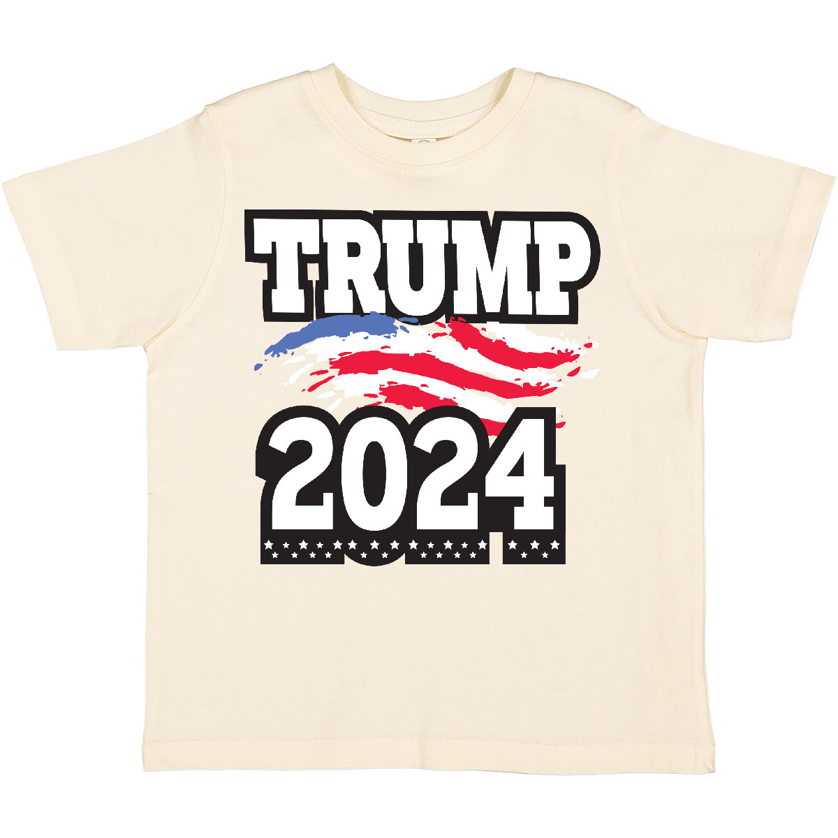 Inktastic Trump For President 2024 With Flag Toddler T-Shirt Politics Voting Go - Picture 6 of 8