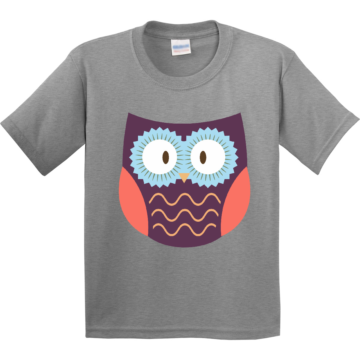 Inktastic Owl Youth T-Shirt Bird Animal Fly Hoot Who Tee Kids Children Child - Picture 2 of 5