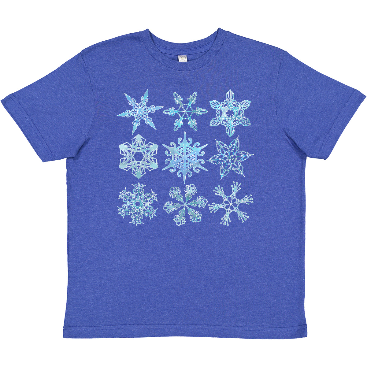 Inktastic Winter Snowflakes Youth T-Shirt Snow Different Snowing Pretty Holiday - Picture 10 of 10