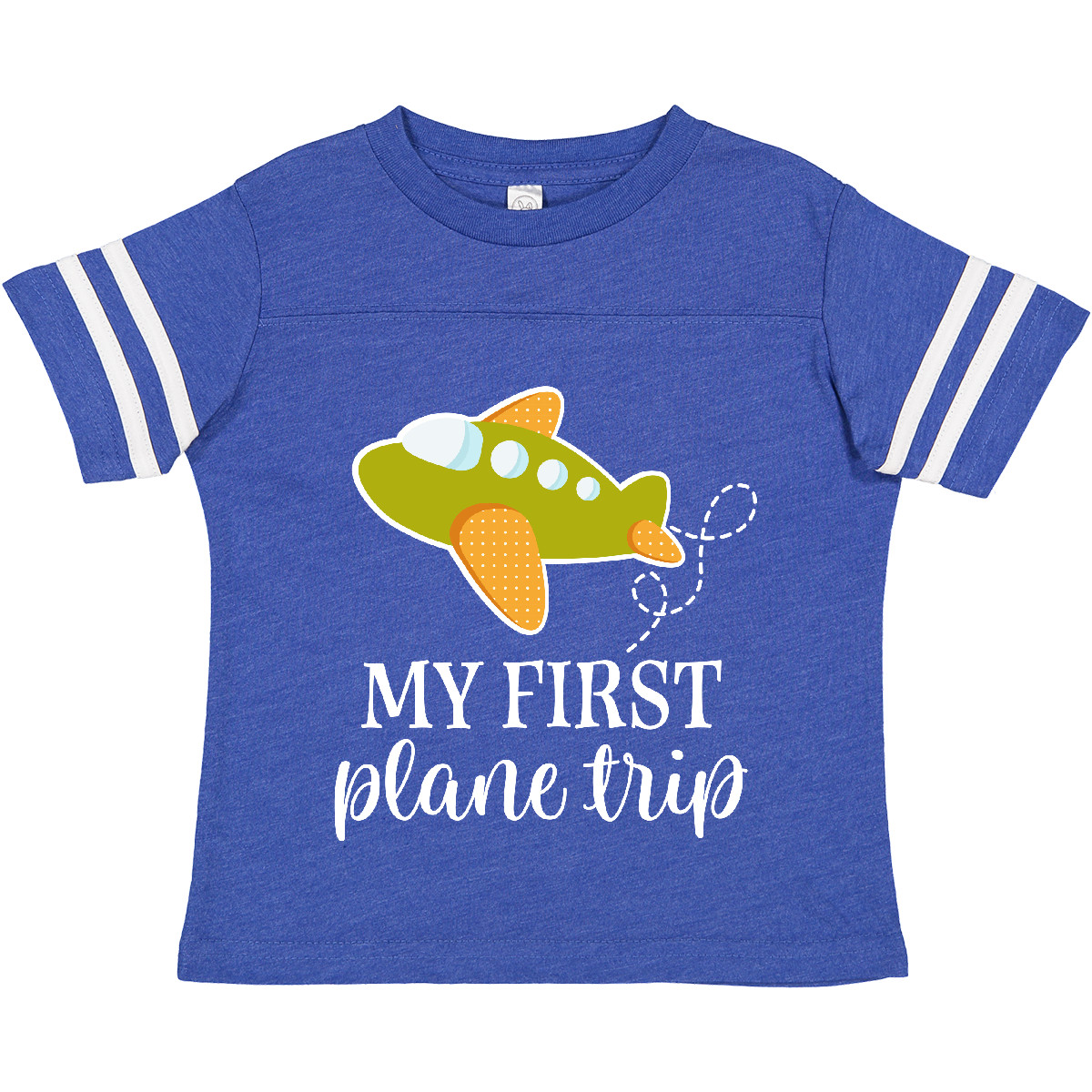 Inktastic My First Plane Trip Airplane Travel Toddler T-Shirt Flight Babys Gift - Picture 4 of 9