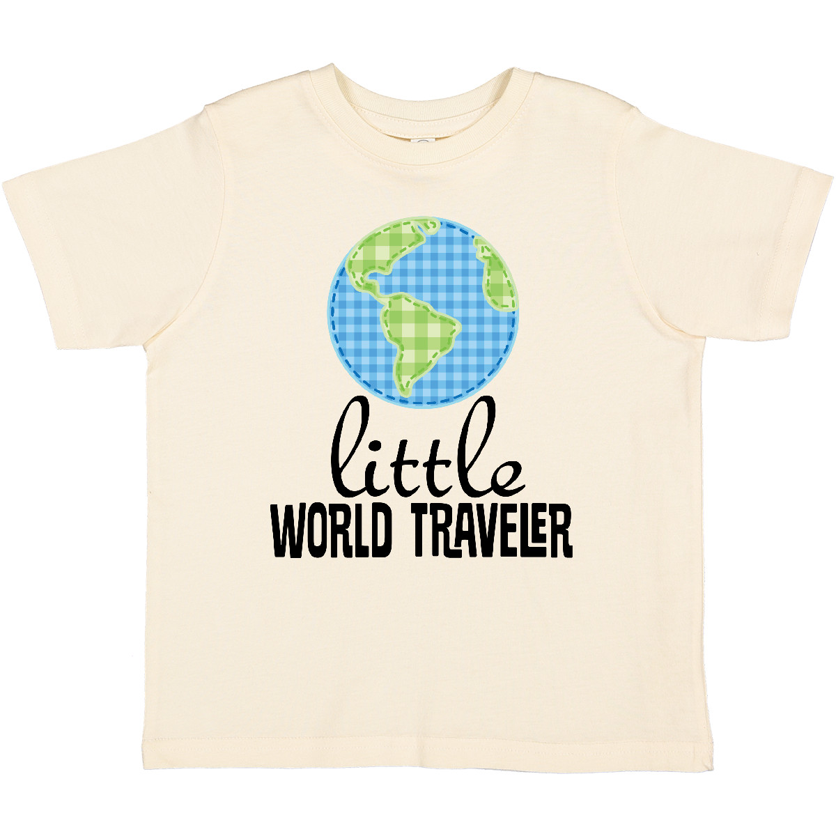 Inktastic Little World Traveler Toddler T-Shirt Travel Traveling Trip Summer Kid - Picture 8 of 13