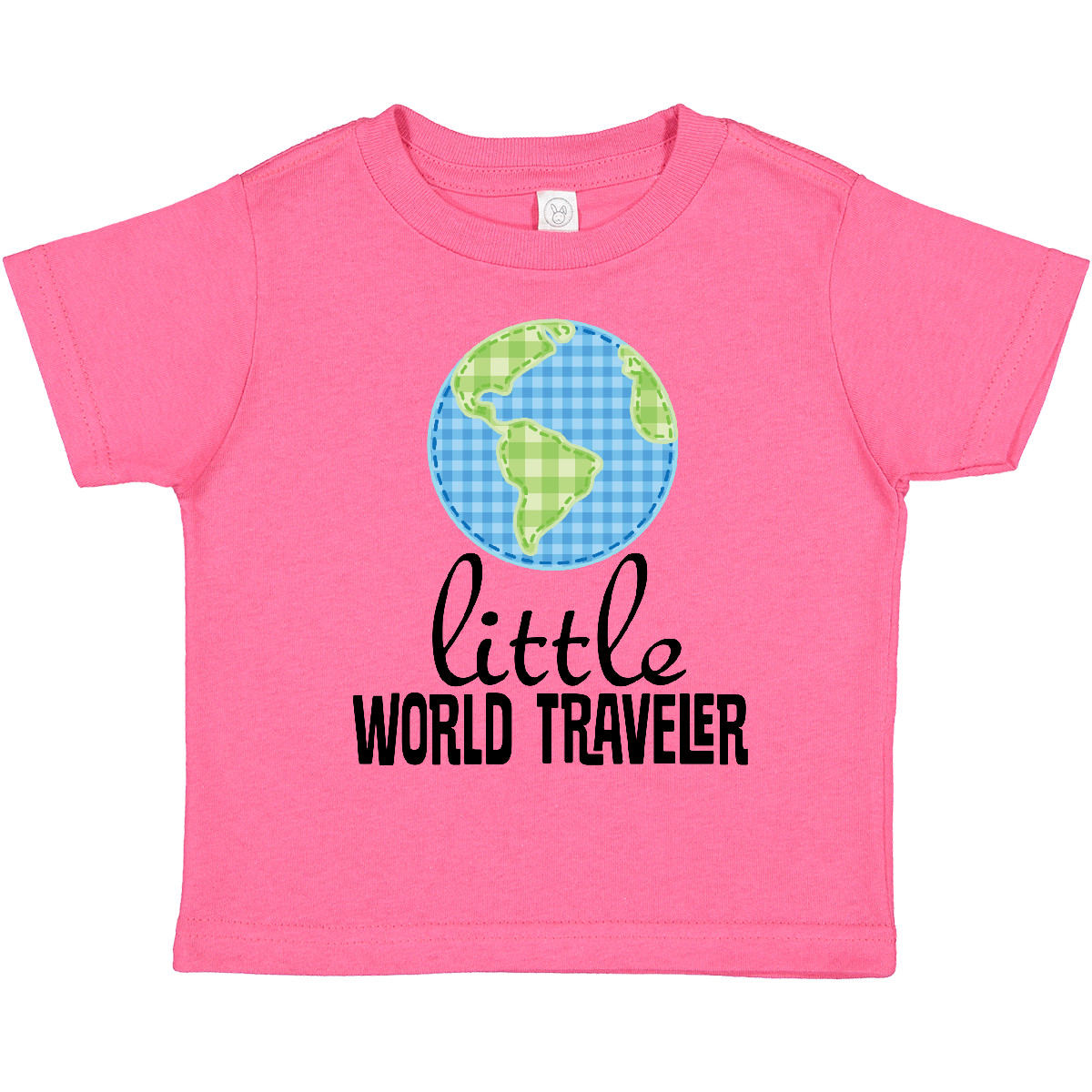 Inktastic Little World Traveler Toddler T-Shirt Travel Traveling Trip Summer Kid - Picture 7 of 13