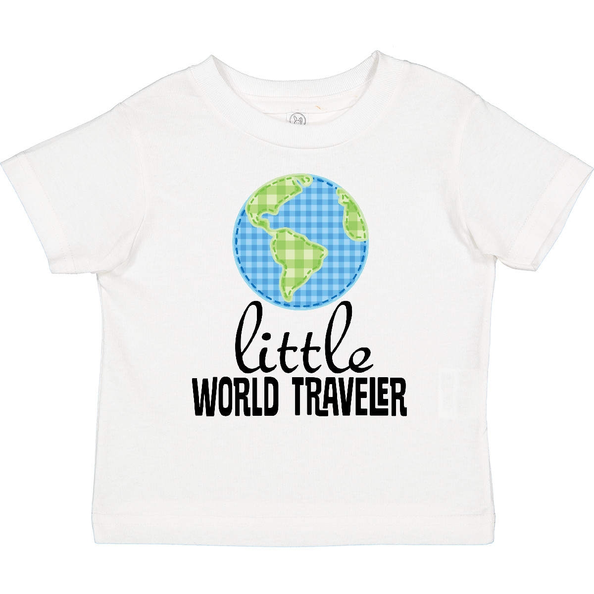 Inktastic Little World Traveler Toddler T-Shirt Travel Traveling Trip Summer Kid - Picture 12 of 13