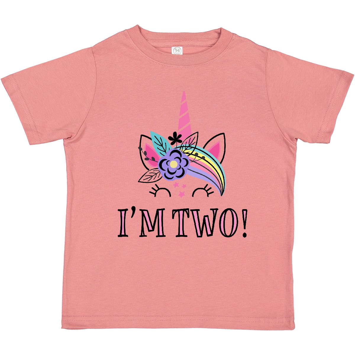 Inktastic 2nd Birthday Unicorn 2 Year Old Girl Outfit Toddler T-Shirt Childs Im - Picture 7 of 10