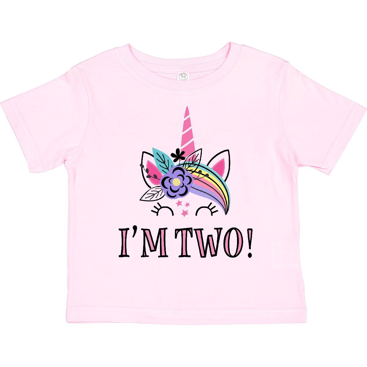 Inktastic 2nd Birthday Unicorn 2 Year Old Girl Outfit Toddler T-Shirt Childs Im - Picture 9 of 10