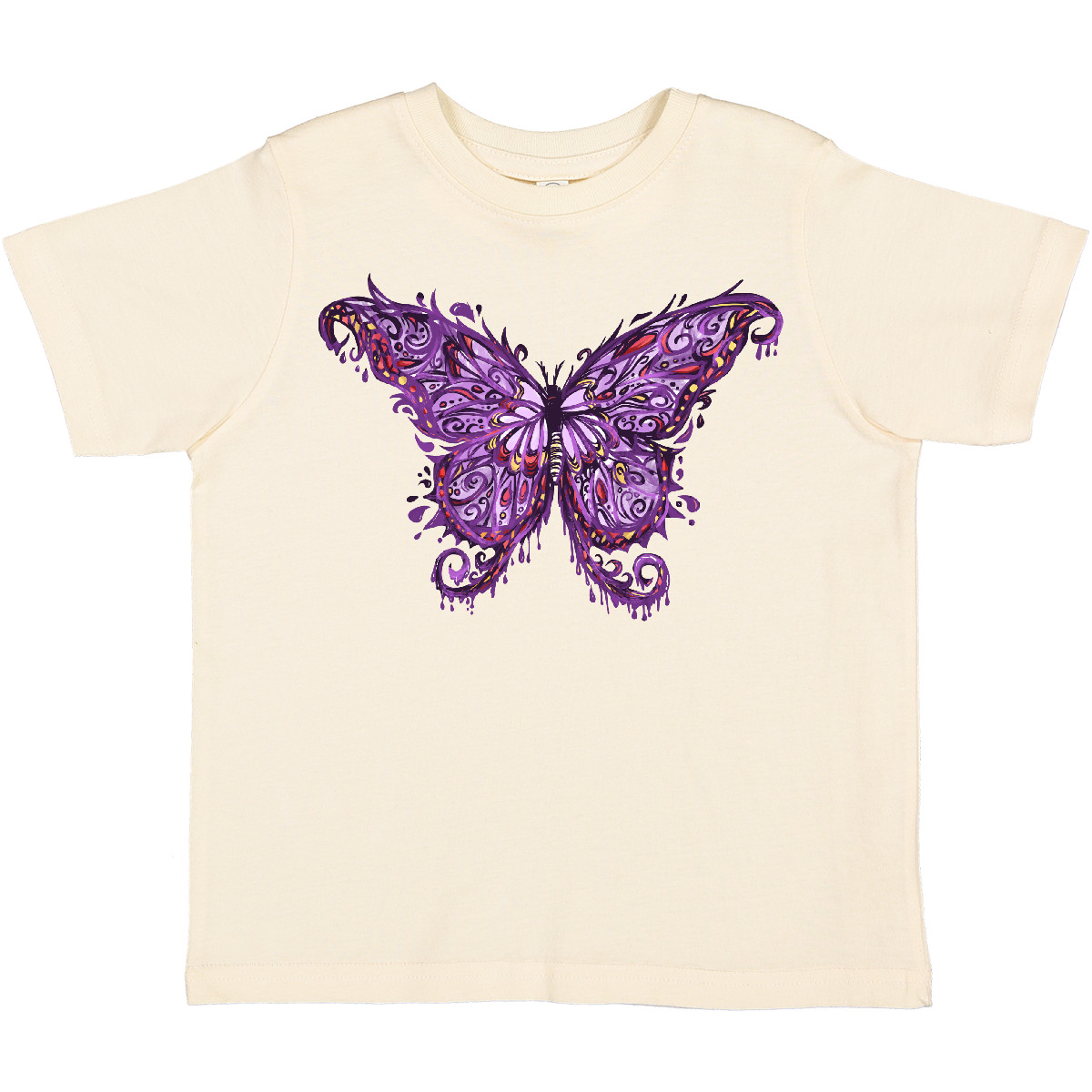 Inktastic lila Tinte Schmetterling Kleinkind T-Shirt Goth Grunge künstlerisch Emo Punk Kunst - Bild 8 von 11