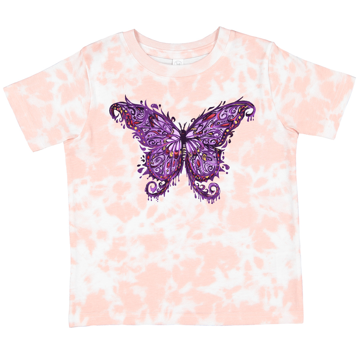 Inktastic lila Tinte Schmetterling Kleinkind T-Shirt Goth Grunge künstlerisch Emo Punk Kunst - Bild 9 von 11