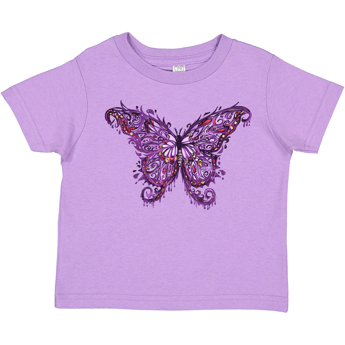 Inktastic lila Tinte Schmetterling Kleinkind T-Shirt Goth Grunge künstlerisch Emo Punk Kunst - Bild 6 von 11
