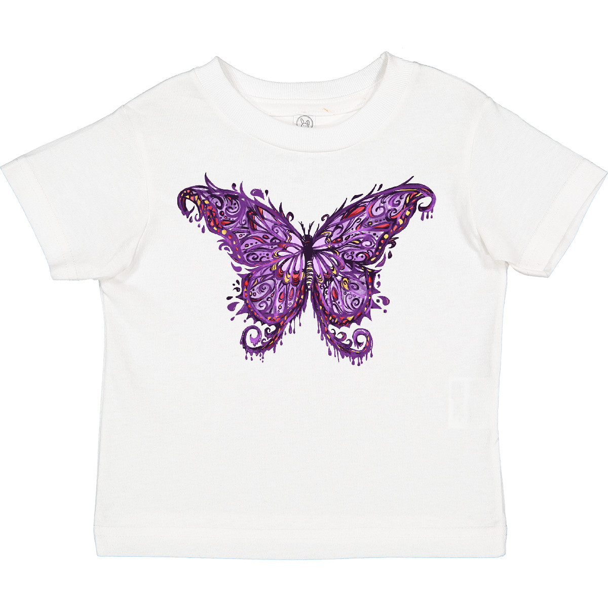 Inktastic lila Tinte Schmetterling Kleinkind T-Shirt Goth Grunge künstlerisch Emo Punk Kunst - Bild 10 von 11